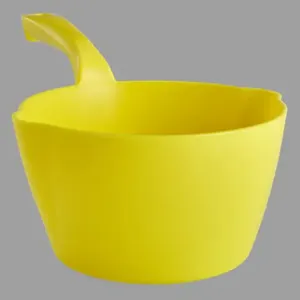 REMCO 56826 Round Bowl Scoop, 64 Fl oz Capacity, 13 Inch Length, Yellow | CM7QFD