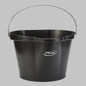 REMCO 56869 Pail 3 Gallon Black Polypropylene | AC3EDY 2RVY8