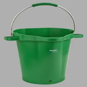 REMCO 56922 Bucket, 5 Gallon Capacity, PP/SS, Green | CM7REA