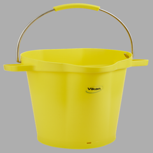 REMCO 56926 Bucket, 5 Gallon Capacity, PP/SS, Yellow | CM7RDX