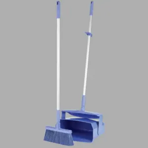 REMCO 62508 Lobby Broom and Dust Pan, 14.6 Inch Size, Purple | CM7QLL