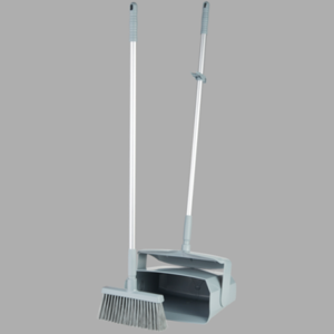 REMCO 625088 Lobby Broom and Dust Pan, 14.6 Inch Size, GRAY | CM7QLQ