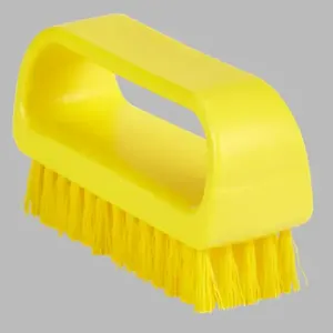 REMCO 643316 Nail brush, 3.7 Inch Size, Medium, Yellow | CM7QJQ