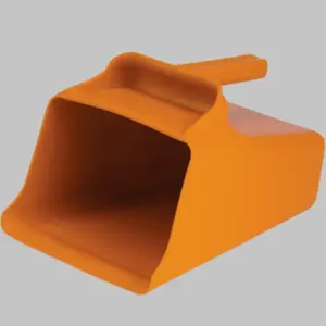 REMCO 65507 Mega Hand Scoop Poly 128 Ounce Orange | AH4FDU 34FW16