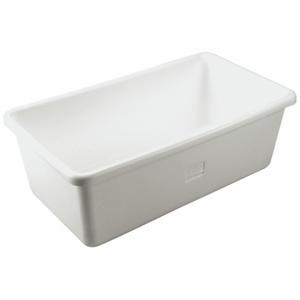 REMCO 6915 Hopper Tub with Plug White Polyethylene | AD8PRY 4LMJ9