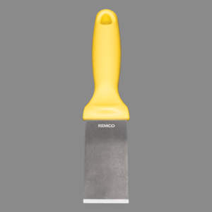 REMCO 69716 Scraper, 1.5 Inch Size, Stainless Steel, Yellow | CM7QEQ