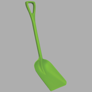 REMCO 698177 Shovel, One Piece, 11 Inch Size, PP, Lime | CM7QBP