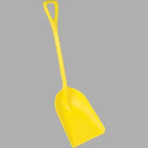 REMCO 69826 Hygienic Shovel Yellow 14 x 17 Inch 42 Inch Length | AD2UFR 3UE32