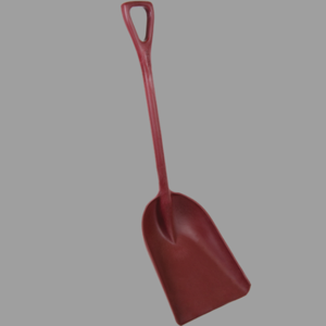 REMCO 6982MD4 Large Blade Shovel 17w x 42l Modern Design Red | AF4DLH 8RNZ5