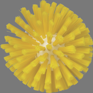 REMCO 70356 Tank Head Brush Yellow Soft Polypropylene 5 x 5 In | AC7WXB 38Y610