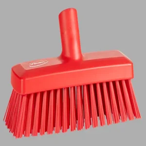 REMCO 70424 Compact Deck Scrub, Stiff, 8.9 Inch Size, Red | CM7RCG