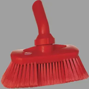 REMCO 70674 Deck Split Bristle Brush Red 8 In | AF4UEN 9KA06