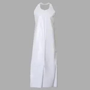 REMCO 80025 Apron, 6 Mil, 50 Inch Length, White | CM7RMP