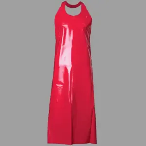 REMCO 81014 Apron, 8 Mil, 45 Inch Length, Red | CM7RMK