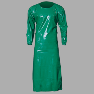 REMCO 86032 Gown, 6 Mil, Large, 45 Inch Length, Green | CM7QVJ