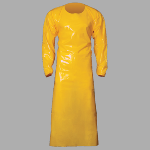 REMCO 86046 Gown, 6 Mil, Extra Large, 50 Inch Length, Yellow | CM7QVL