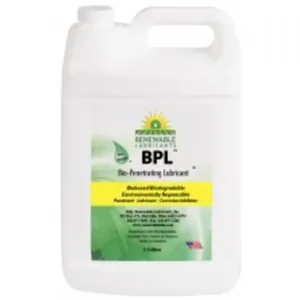 RENEWABLE LUBRICANTS 80003 Bio Penetrating Lubricant, 1 Gallon Capacity, 4pk | CD3ZQK