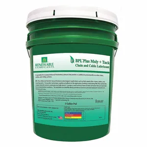 RENEWABLE LUBRICANTS 80304 Bio Penetrating Lubricant, Plus Moly Plus Tack, 5 Gallon Capacity | CD3ZRD