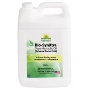 RENEWABLE LUBRICANTS 81223 Bio Synxtra Trans Hydraulic, 1 Gallon Capacity, 4pk | CD3ZWX