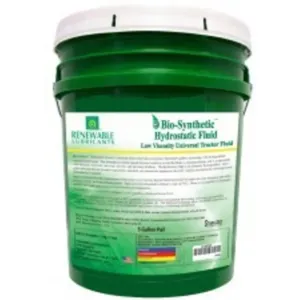 RENEWABLE LUBRICANTS 81304 Bio Synxtra Hydrostatic Fluid, Pail 5 Gallon Capacity | CD3ZXE