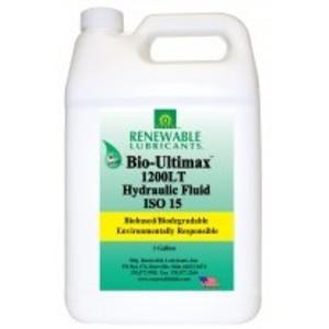 RENEWABLE LUBRICANTS 81313 Bio Ultimax 1200lt Hydraulic Fluid, Grade 15, 1 Gallon Capacity, 4pk | CD3ZXG