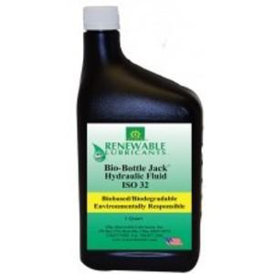 RENEWABLE LUBRICANTS 81631 Bio Bottle Jack Oil, 1 Quart Capacity, 12pk | CD3ZZL