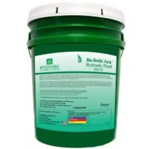 RENEWABLE LUBRICANTS 81634 Bio Bottle Jack Oil, Pail 5 Gallon Capacity | CD3ZZN