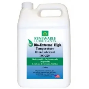 RENEWABLE LUBRICANTS 81873 Bio Extreme Ht Oven Lubricant, Grade 150, 1 Gallon Capacity, 4pk | CD4ABA