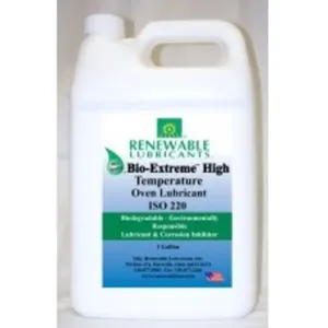 RENEWABLE LUBRICANTS 81883 Bio Extreme Ht Oven Lubricant, Grade 220, 1 Gallon Capacity, 4pk | CD4ABD