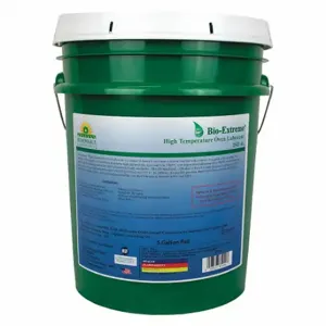 RENEWABLE LUBRICANTS 81924 Bio Extreme Ht Oven Lubricant, Grade 46, Pail 5 Gallon Capacity | CD4ABV