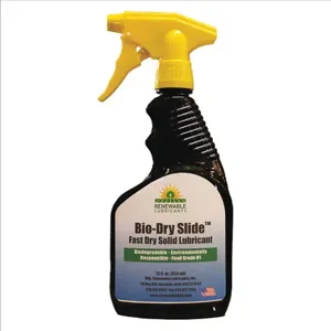 RENEWABLE LUBRICANTS 81990 Bio Dry Slide, Spray 12 Ounce Capacity, 12pk | CD4ACD