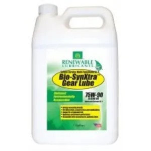 RENEWABLE LUBRICANTS 82123 Bio Synxtra Ls Gear Oil, Grade 75w90, Gl5, 1 Gallon Capacity, 4pk | CD4ACW