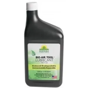 RENEWABLE LUBRICANTS 83111 Bio Air Tool Lubricant, Grade 32, 1 Quart Capacity, 12pk | CD4ARK