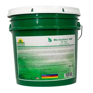 RENEWABLE LUBRICANTS 85124 Bio Synxtra Shp, Grade 5w30, Pail 5 Gallon Capacity | CD4AWH