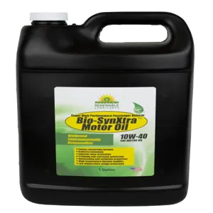 RENEWABLE LUBRICANTS 85163 Bio Synxtra Shp, Grade 10w40, 1 Gallon Capacity, 4pk | CD4AWY