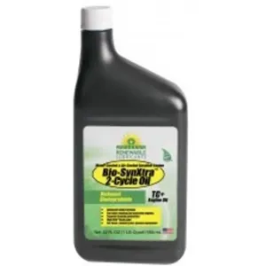 RENEWABLE LUBRICANTS 85211 Two Cycle Engine Oil, 1 qt. Capacity, Bottle, Not Specified, Bio-Synthetic | CD4AXZ 4JPR1