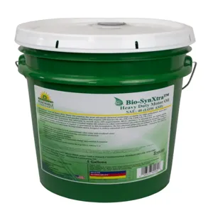 RENEWABLE LUBRICANTS 85284 Bio Synxtra Hd Motor Oil, Grade 40, Pail 5 Gallon Capacity | CD4AZD