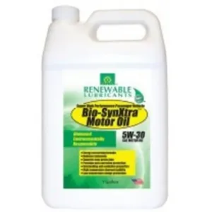 RENEWABLE LUBRICANTS 85333 Bio Synxtra Hd Plus Shp Motor Oil, Grade 5w30, 1 Gallon Capacity, 4pk | CD4AZN