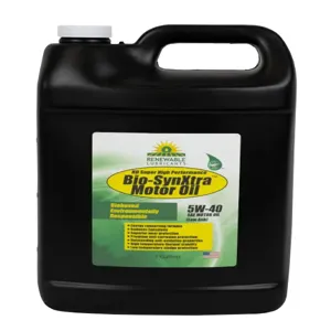 RENEWABLE LUBRICANTS 85343 Bio Synxtra Hd Plus Shp Motor Oil, Grade 5w40, 1 Gallon Capacity, 4pk | CD4AZU