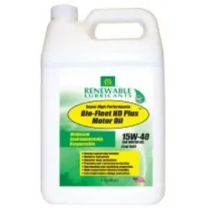 RENEWABLE LUBRICANTS 85803 Bio Fleet Hd Plus Motor Oil, Grade 15w40, 1 Gallon Capacity, 4pk | CD4BCJ