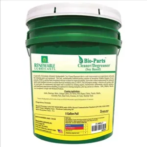 RENEWABLE LUBRICANTS 86634 Bio Parts Cleaner/degreaser, Soy Based, Pail 5 Gallon Capacity | CD4BGL