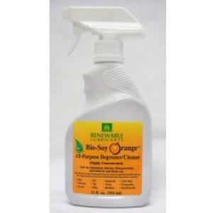 RENEWABLE LUBRICANTS 86642 Bio Soy Degreaser/cleaner, Orange, Spray Bottle 12 Ounce Capacity, 12pk | CD4BGP