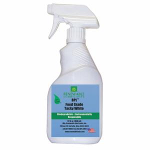 RENEWABLE LUBRICANTS 87071 Bio Food Grade, Tacky White, Spray 12 Ounce Capacity, 12pk | CD4BLV