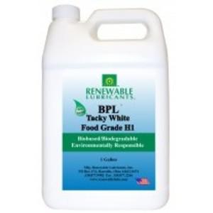 RENEWABLE LUBRICANTS 87073 Bio Food Grade, Tacky White, 1 Gallon Capacity, 4pk | CD4BLW