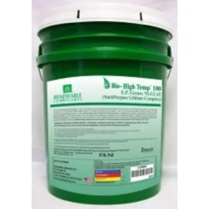 RENEWABLE LUBRICANTS 87614 Bio Ht 180 Ep Grease Nlgi, Multipurpose Lithium Complex 35 Lbs Pail | CD4BTX