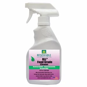 RENEWABLE LUBRICANTS 87812 Rli Food Grade Cleaner, Spray 12 Ounce Capacity, 12pk | CD4BVL