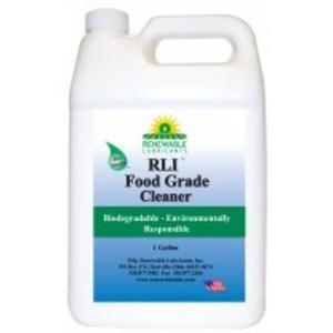 RENEWABLE LUBRICANTS 87813 Rli Food Grade Cleaner, 1 Gallon Capacity, 4pk | CD4BVM