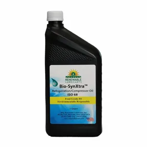 RENEWABLE LUBRICANTS 87851 Compressor Oil, 1 Qt. Bottle, 68 Viscosity Grade, 156 Viscosity Index | CD4BWB 36N461