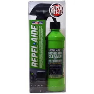 REPEL-AIDE 08673 Repel Aide Dashboard Cleaner with UV Protectant and Fresh Scent New Car Smell 6PK | AJ8FLQ