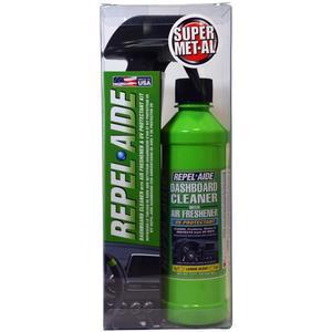 REPEL-AIDE 08715 Repel Aide Dashboard Cleaner with UV Protectant and Fresh Scent Lemon 6PK | AJ8FLV